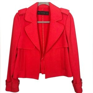Zara Red Trench Coat